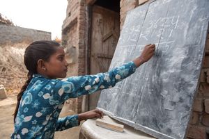 freie Schule in Milik, Indien